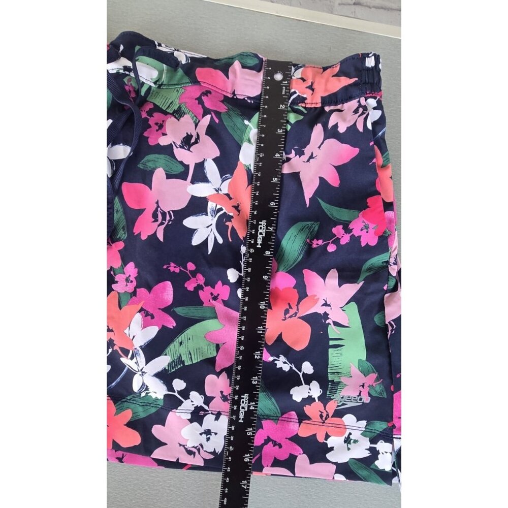 Speedo Women's Swim Skort Floral Size XL Black Floral - Picture 9 of 12